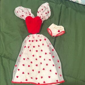 1983  Loving You Barbie Doll Dress w/ matching underwear